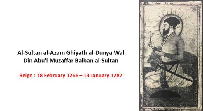 सुल्तान गयासुद्दीन बलबन MCQ - www.bharatkaitihas.com